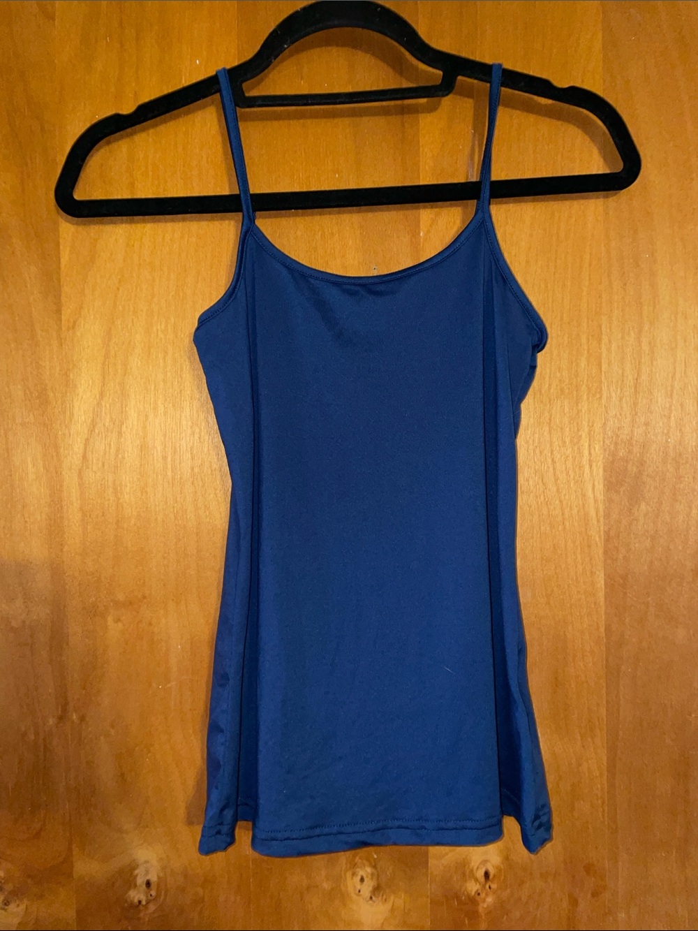 Sleek Navy Spaghetti-Strap Camisole